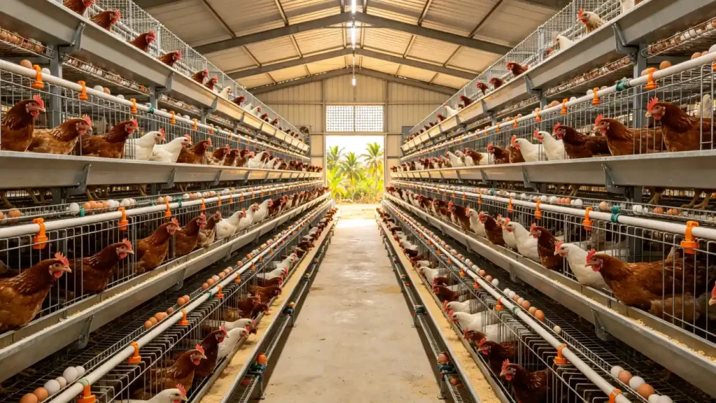 50000 layers poultry farm project in Ghana