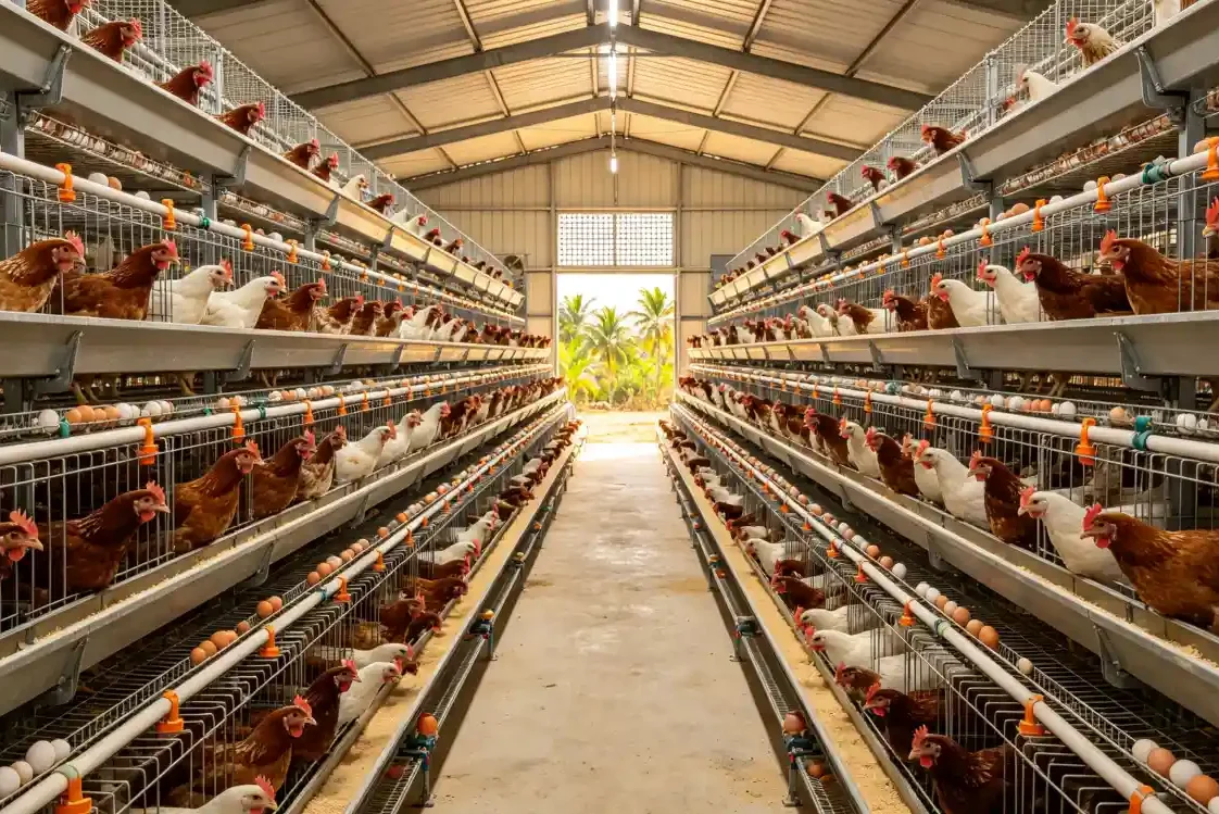 50000 layers poultry farm project in Ghana