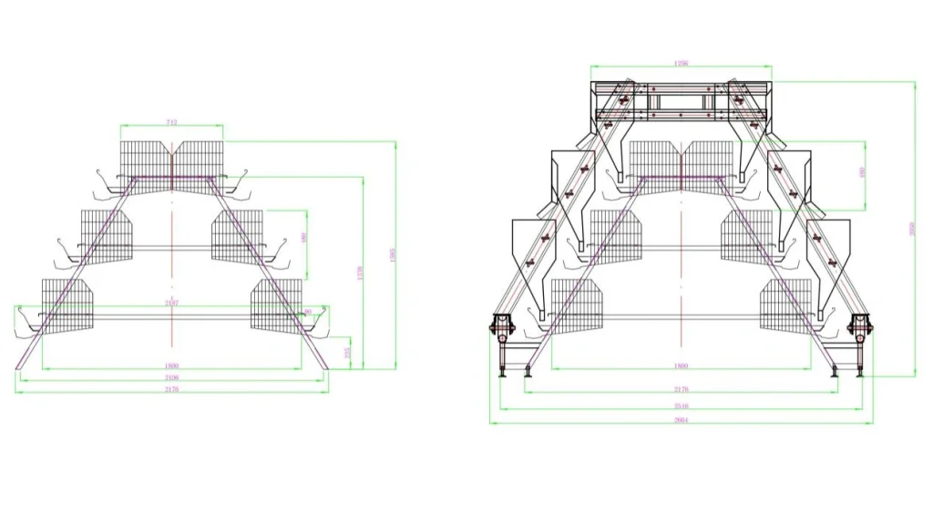 a type layer cage size