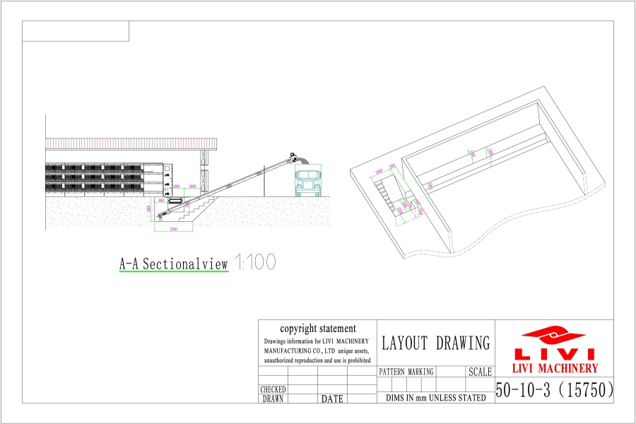 manure removal layout