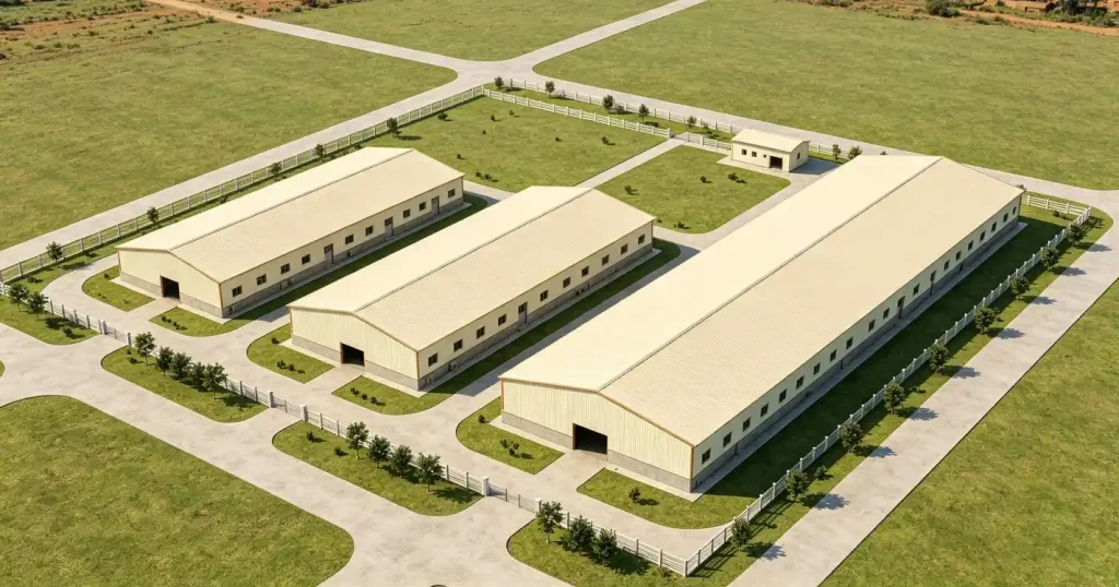 tanzania 38000 birds poultry farm project with modern layer cage and broiler farming solution