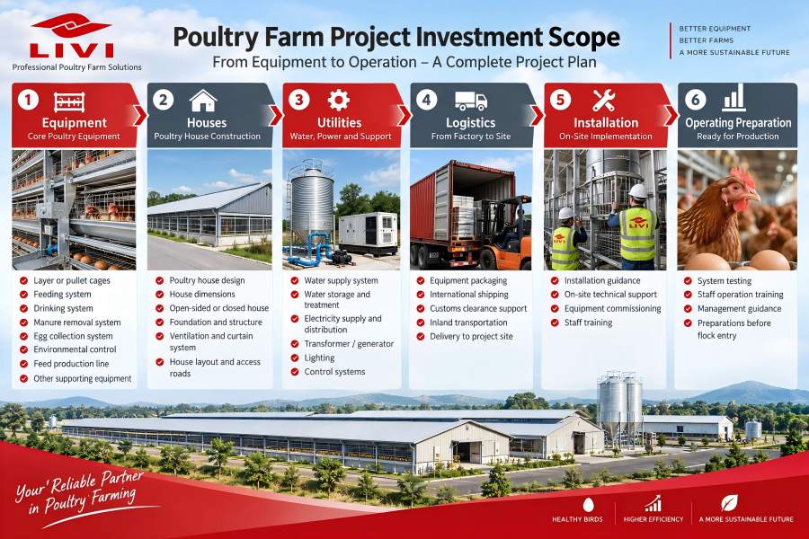 Cost planning scope for a commercial layer and pullet farm in Ghana