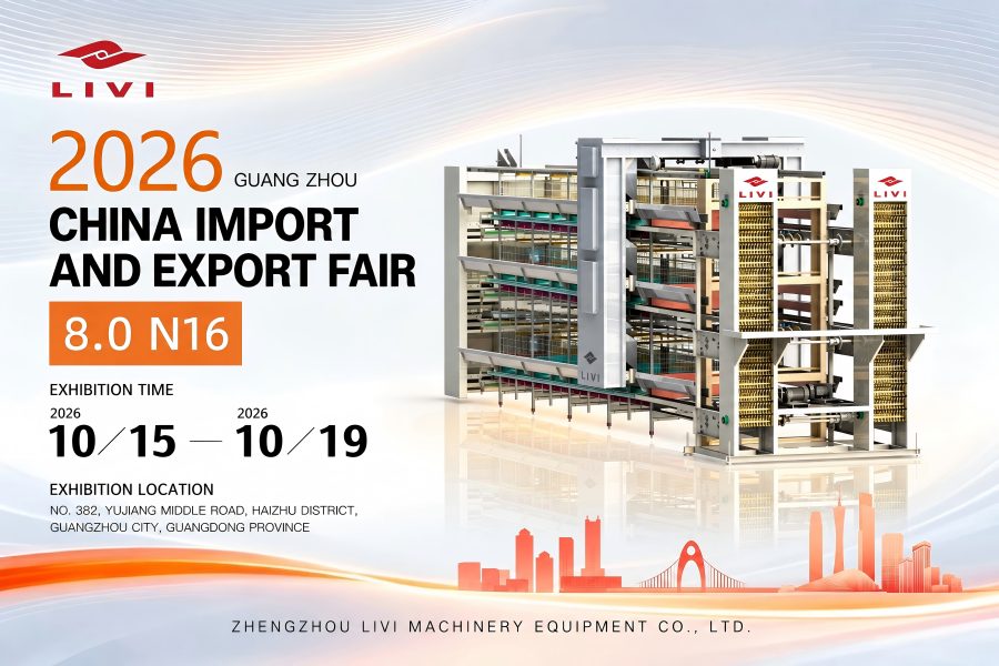 LIVI Poultry Equipment at 2026 China Import and Export Fair Guangzhou Booth 8.0 N16